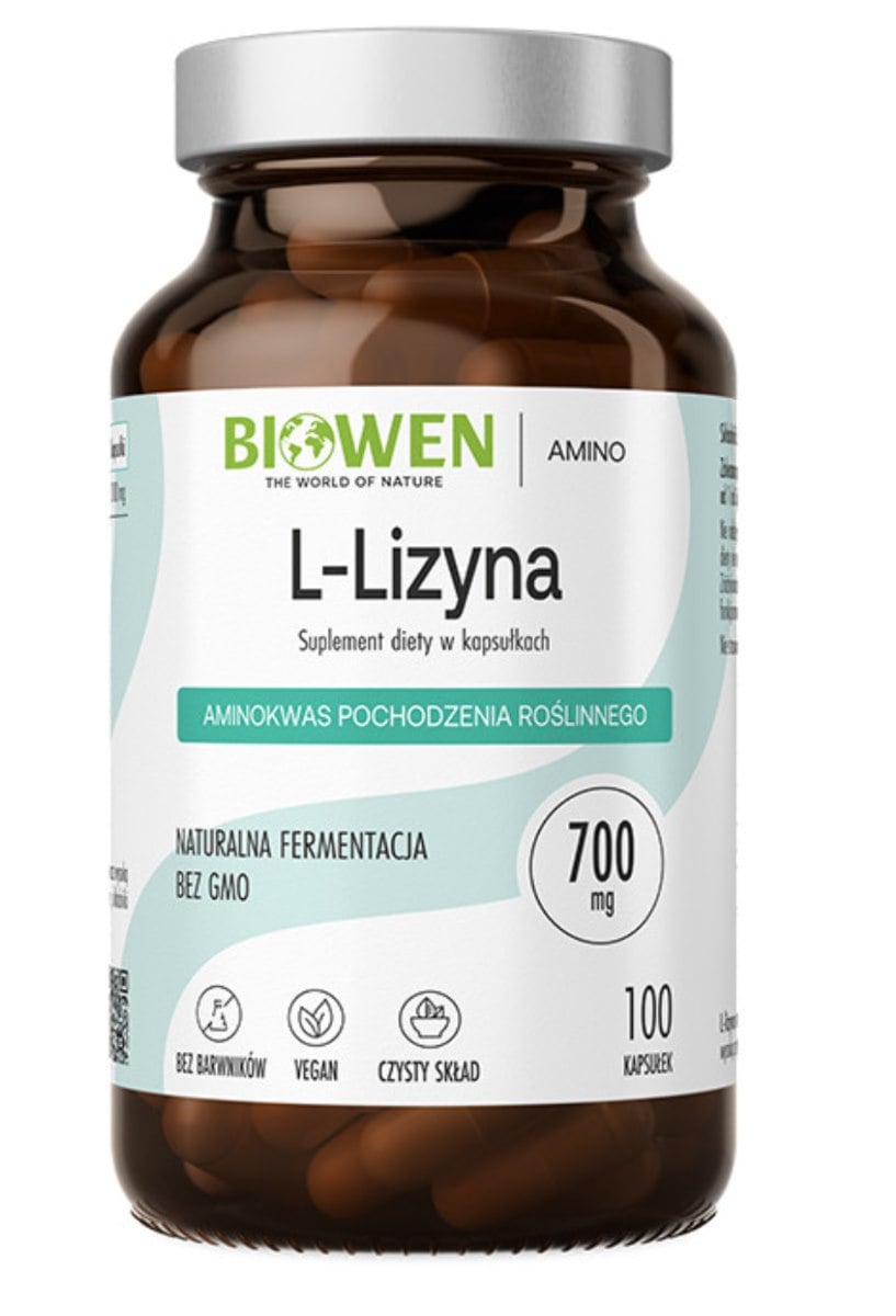 Biowen L-lyzín 100 kapsúl