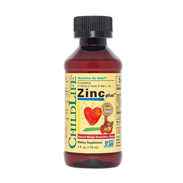Child Life Zinc Plus Natural Mango Strawberry 118 ml