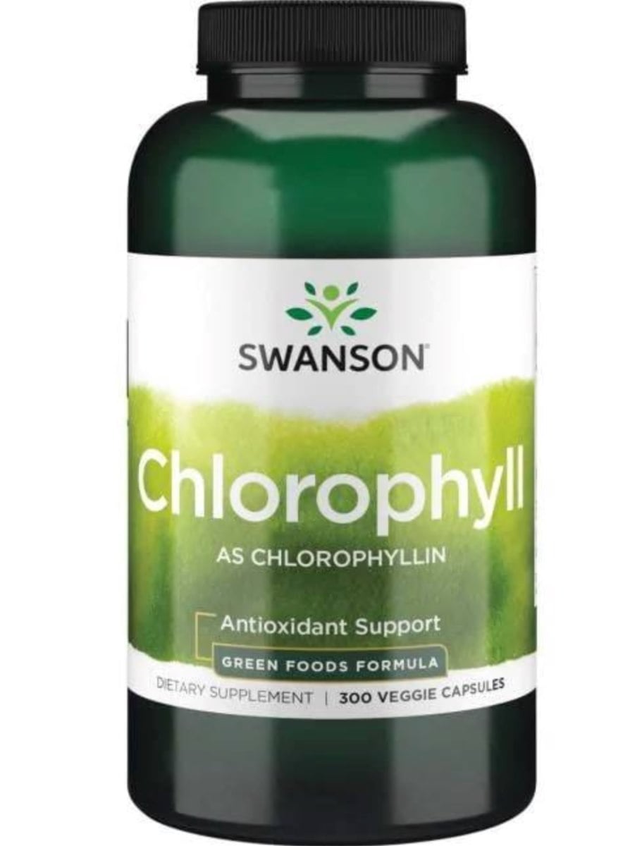 Swanson Chlorofyl 60 mg 300 vegetariánských kapslí