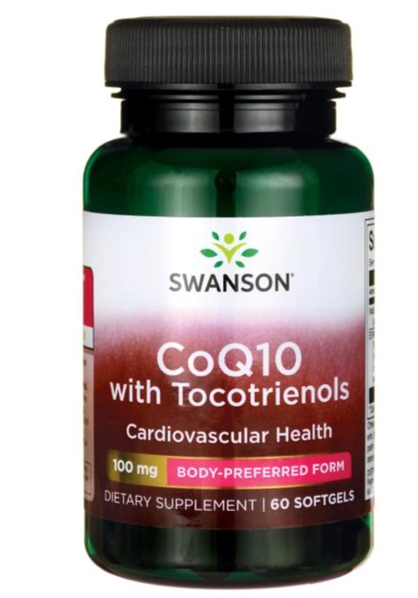 Swanson Koenzym Q10 100 mg + Toco 10 mg 60 gelových kapslí