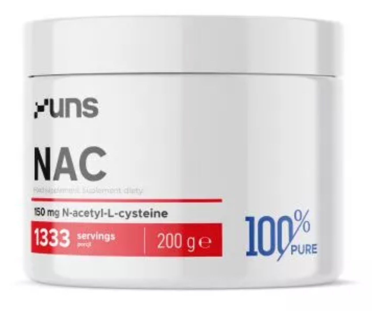 UNS NAC N-acetyl-L-cysteín 150 mg prášok 200 g
