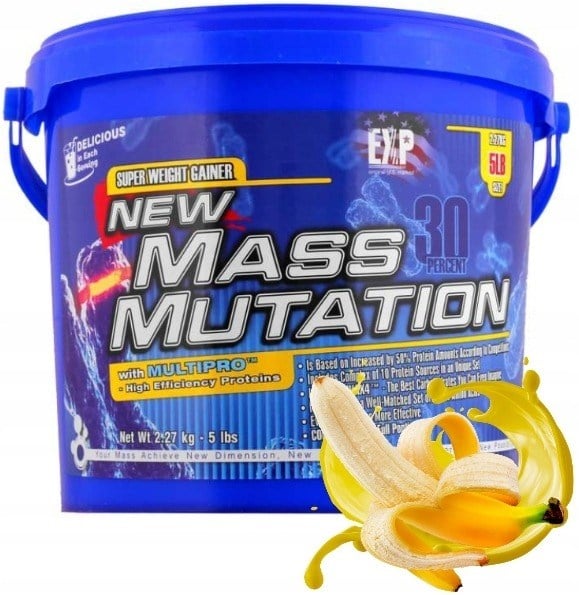 Megabol New Mass Mutation 2,27 kg s banánovou príchuťou