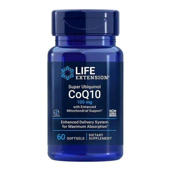 Life Extension Super Ubiquinol CoQ10 100 mg 60 gelových kapslí