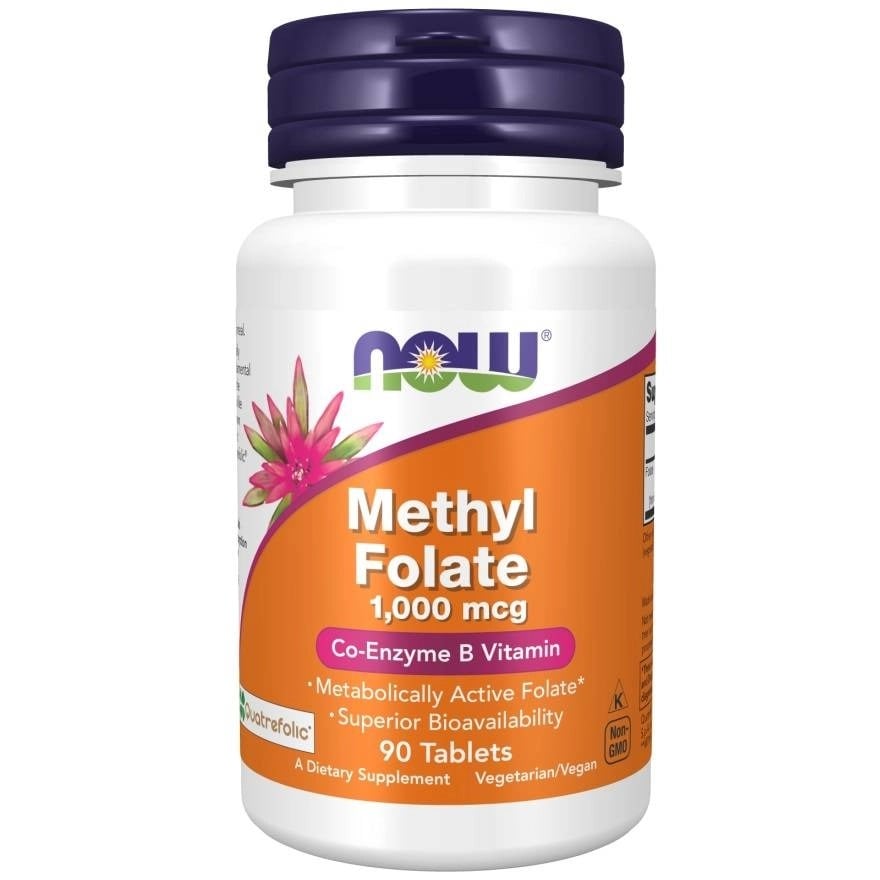 NOW Foods Methyl Folate 1000 µg 90 tablet