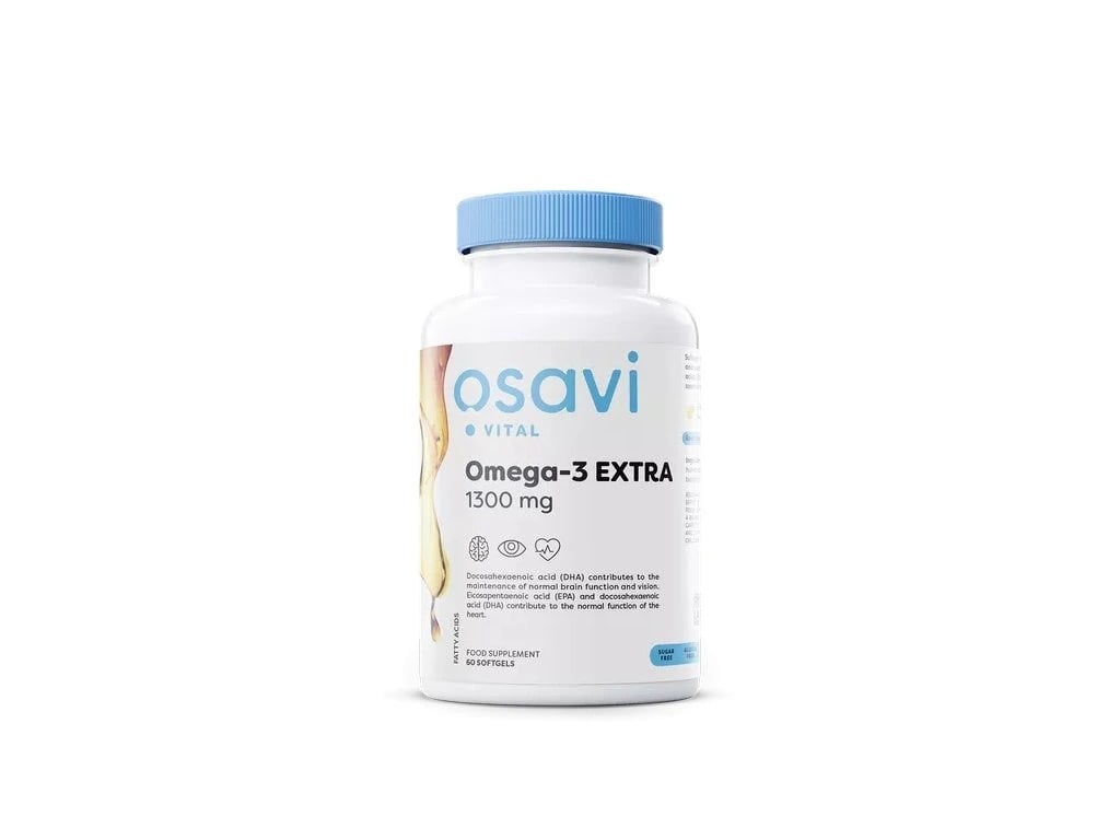 Osavi Omega-3 Extra Molecularly Distilled 1300 mg 60 gelových kapslí citron