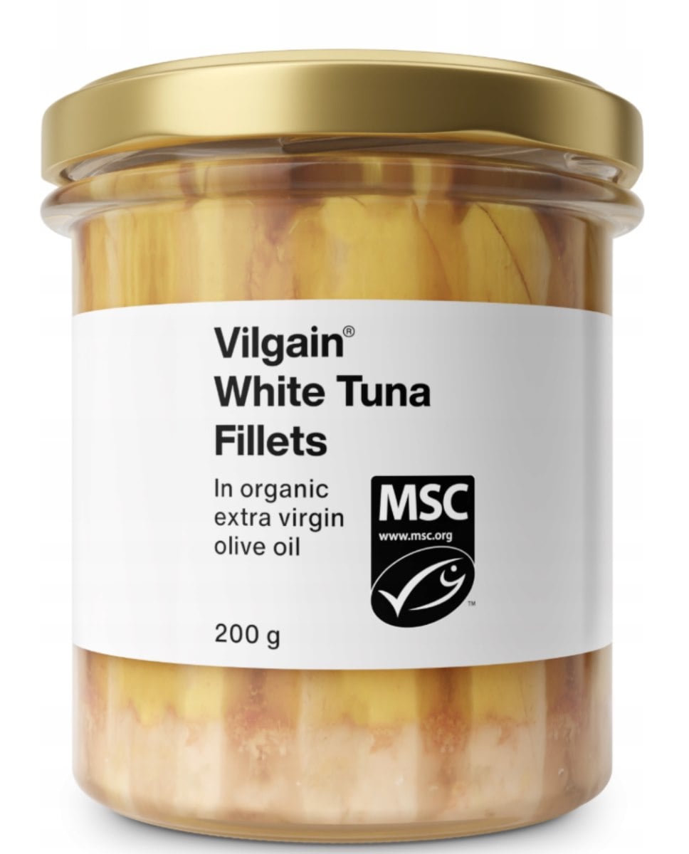 Vilgain Filety z bieleho tuniaka v BIO extra panenskom olivovom oleji 200 g