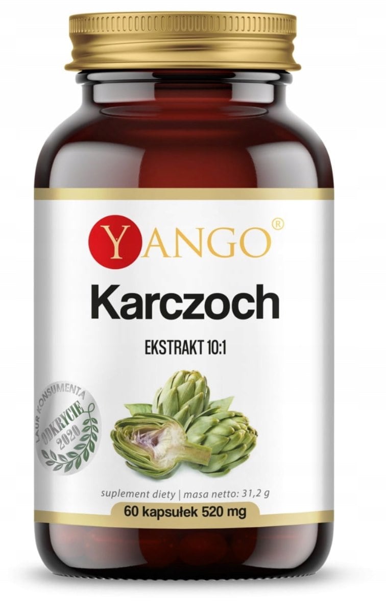 Yango Artičok extrakt 10:1 60 kapsúl