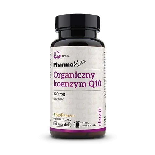 Pharmovit Organický koenzým Q10 120 mg 60 kapsúl