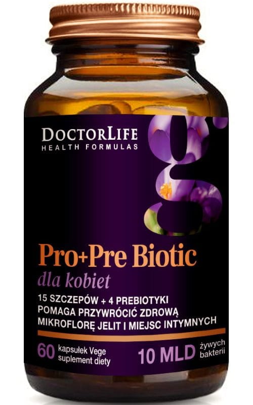 Doctor Life Pro+Pre Biotic pro ženy 60 kapslí