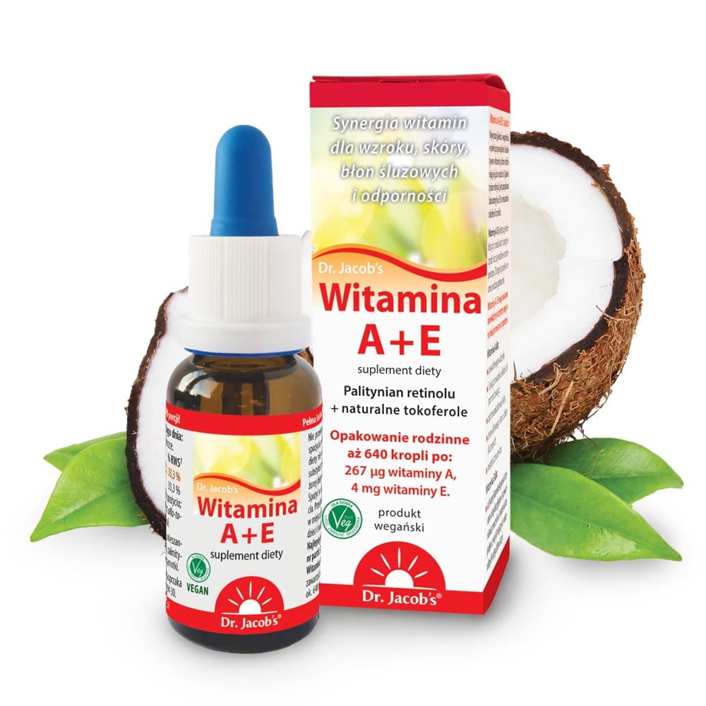 Dr. Jacob's Vitamin A + E kapky 20 ml