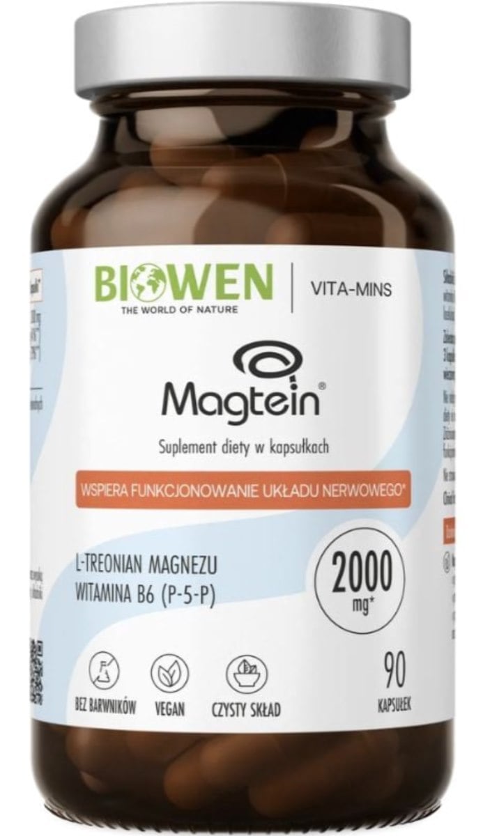 Biowen Threonát hořčíku Magtein 90 kapslí