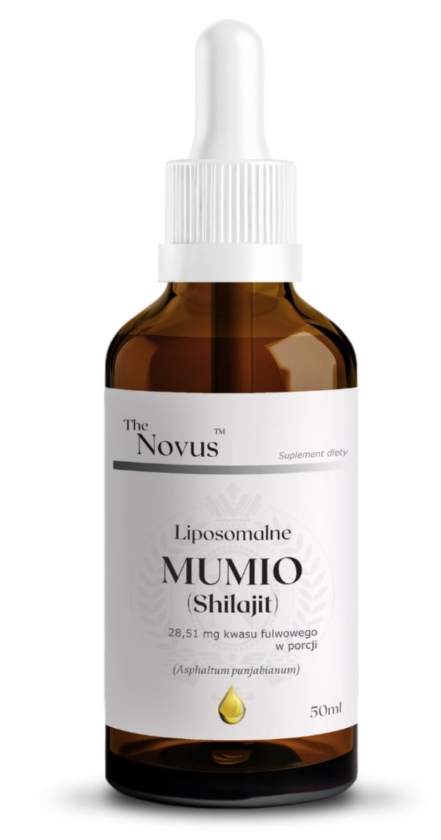 The Novus Mumio lipozomální s piperinem kapky 50 ml