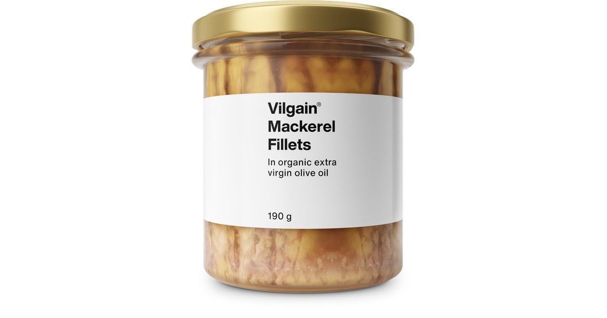 Vilgain Filety z makrely v BIO extra panenskom olivovom oleji 190 g
