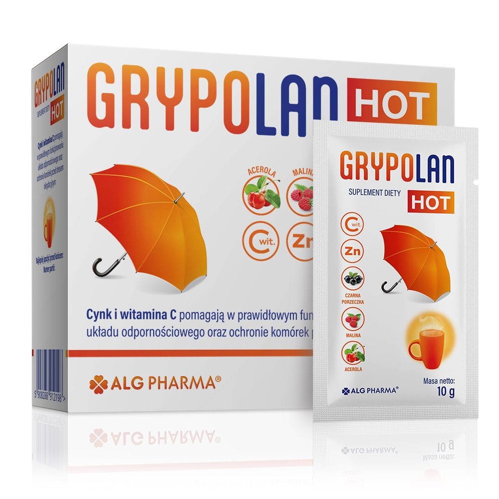 Alg Pharma Grypolan HOT 10 sáčků