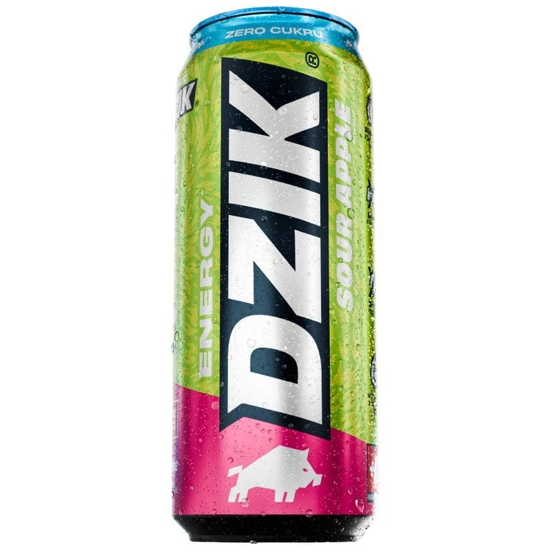 WK DZIK Energy Sour Apple energetický nápoj 500 ml