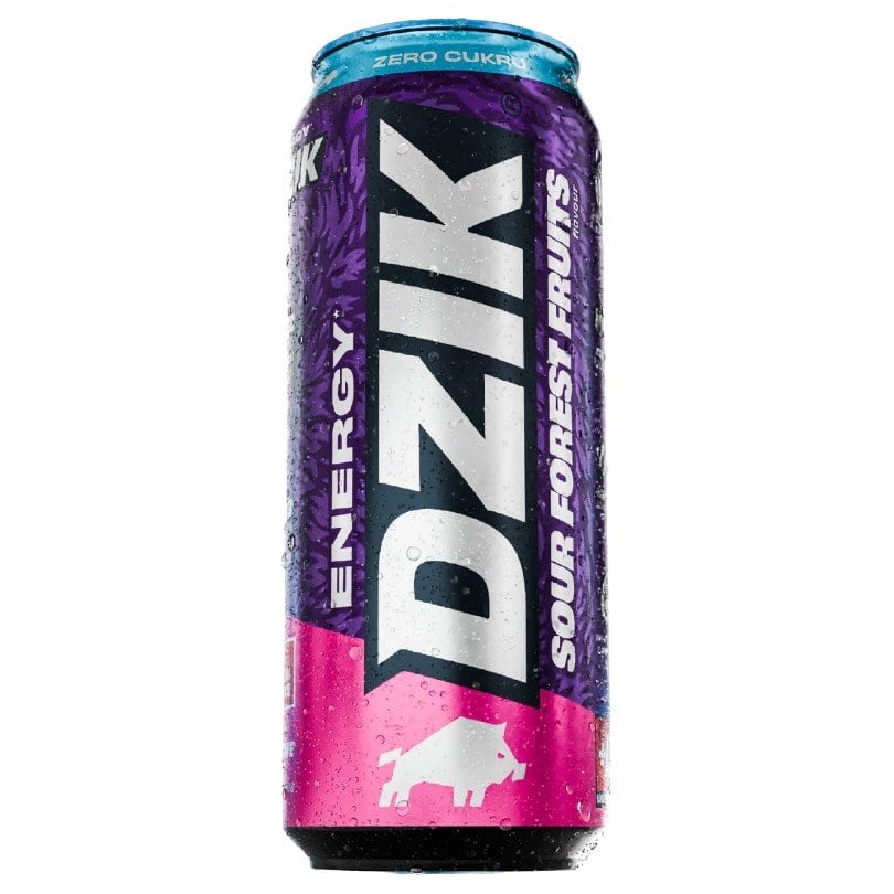 WK DZIK Energy Sour Forest Fruits energetický nápoj 500 ml