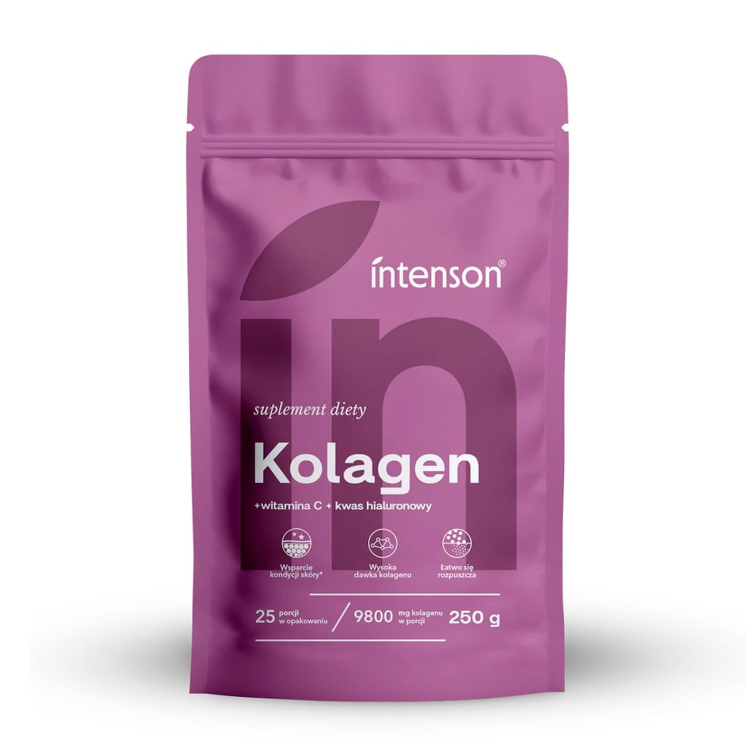Intenson Kolagén + vitamín C + kyselina hyalurónová prášok 250 g