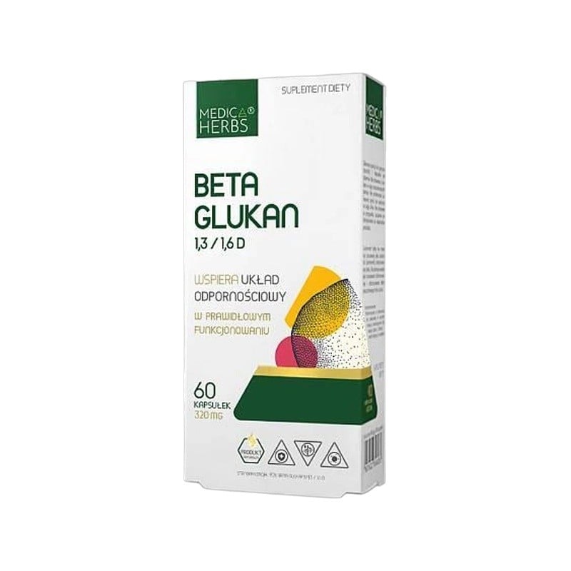 Medica Herbs Beta Glukan 1,3/1,6D 60 kapslí