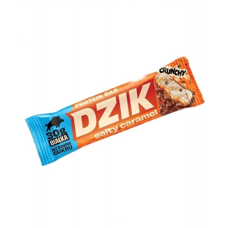 WK DZIK Protein Bar Salty Caramel proteinová tyčinka slaný karamel 73 g
