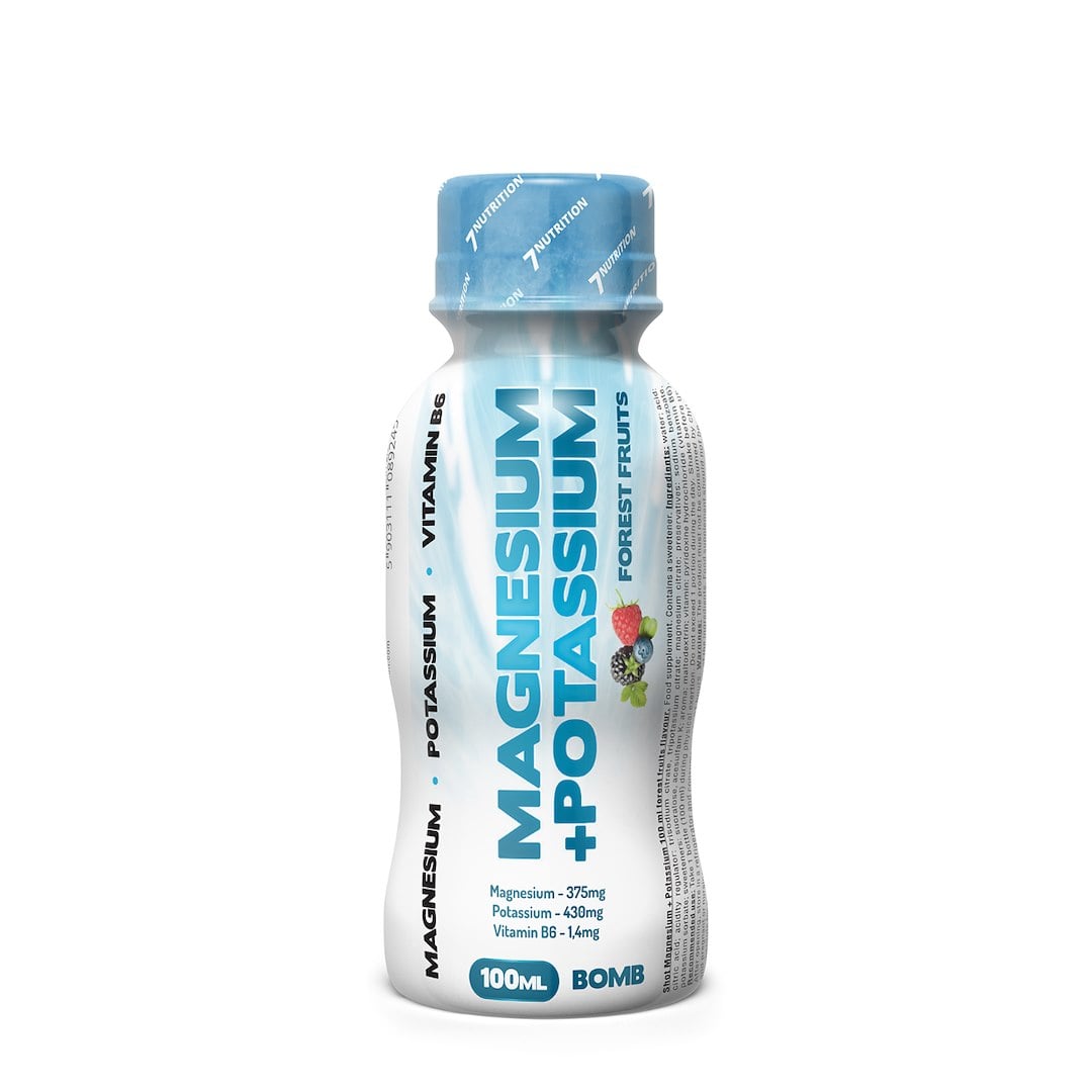 7Nutrition Magnesium Potas shot 100 ml s príchuťou lesného ovocia