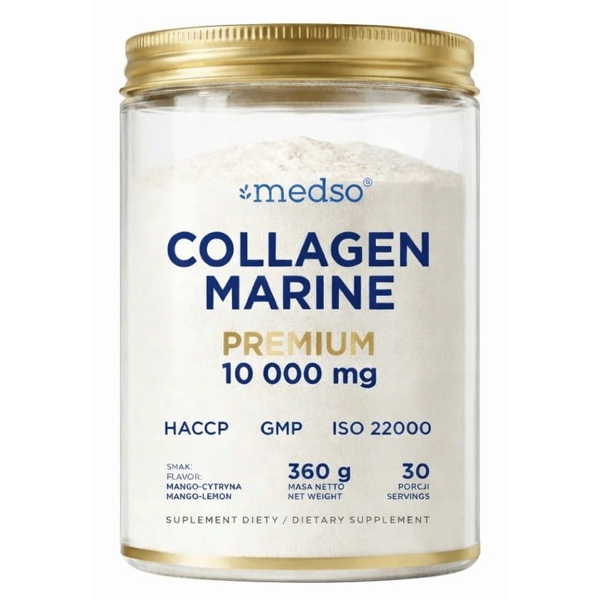 Medso Kolagen Marine 10000 mg prášek 360 g s příchutí mango-citron