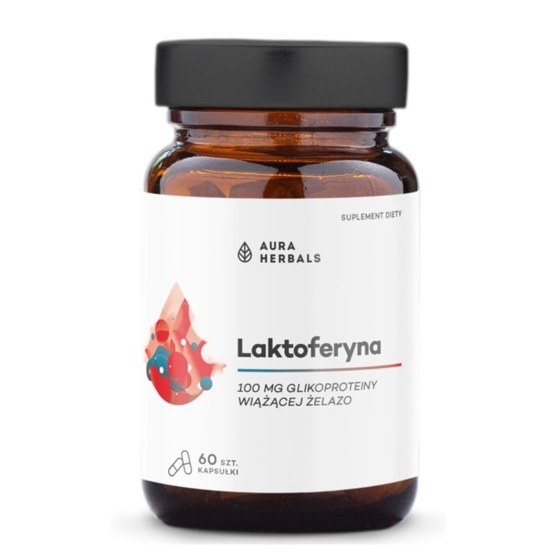 Aura Herbals Laktoferin 100 mg 60 kapslí