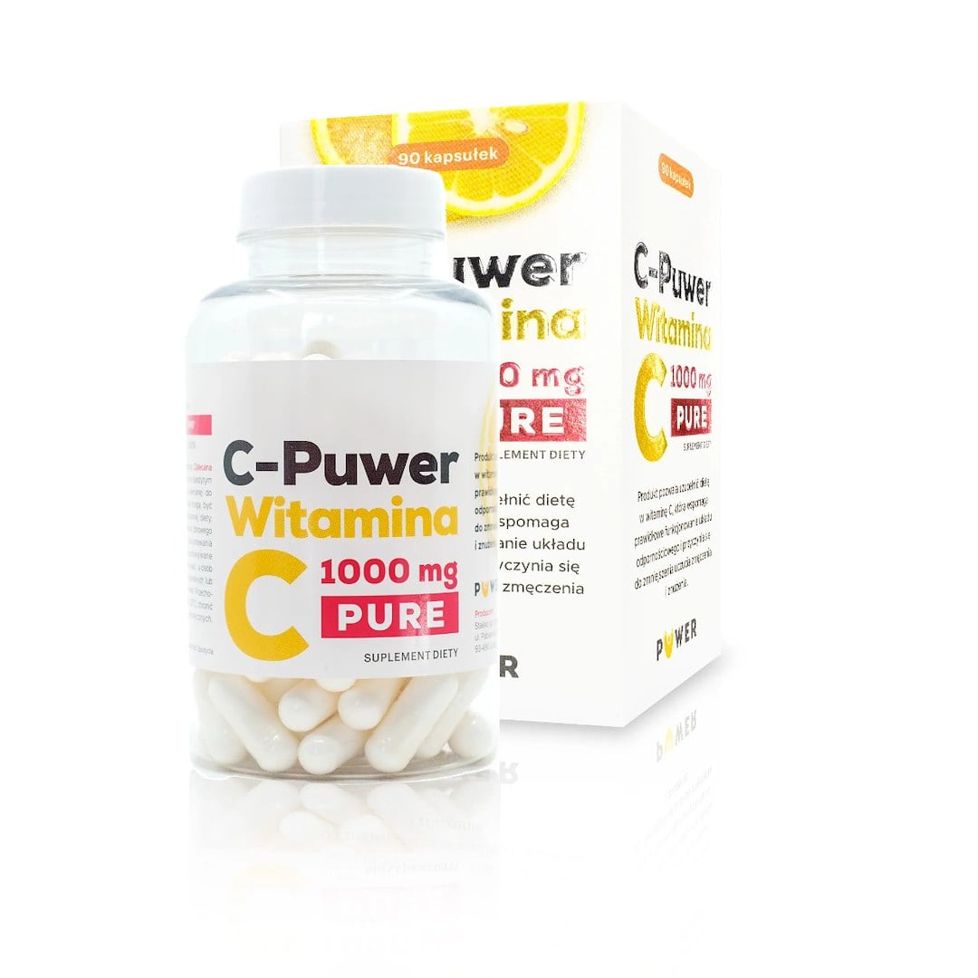 Puwer C-PUWER Vitamín C PURE 1000 mg 90 kapslí