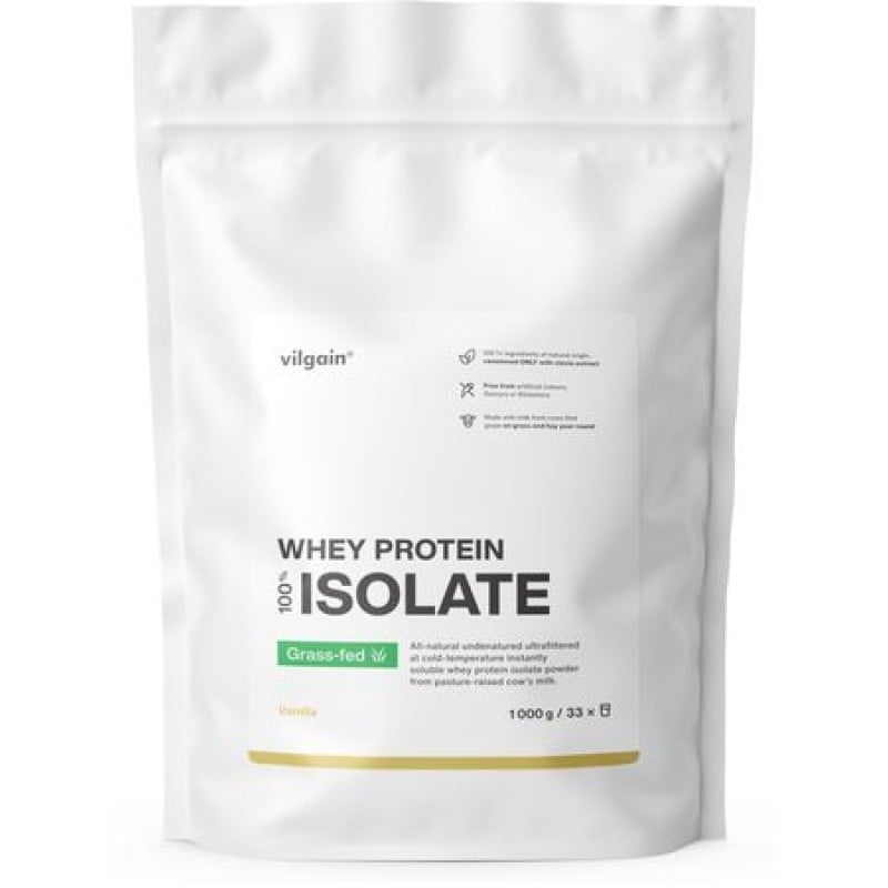 Vilgain Grass-Fed izolát bílkovin vanilka 1000 g