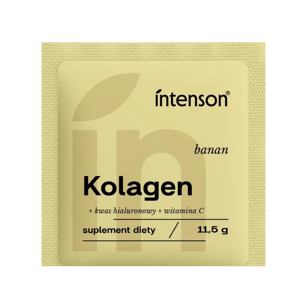 Intenson Kolagén s vitamínom C a kyselinou hyalurónovou 11,5 g s banánovou príchuťou