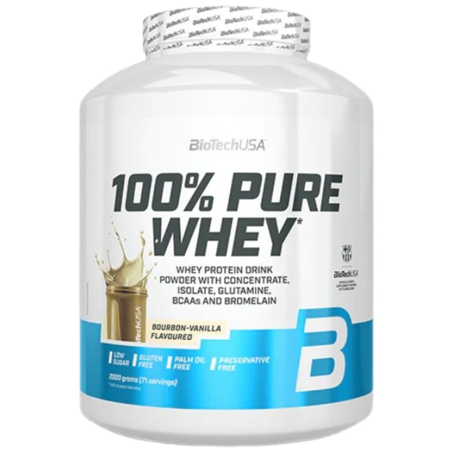 BioTech USA 100% Pure Whey 2000 g, bourbonská vanilka
