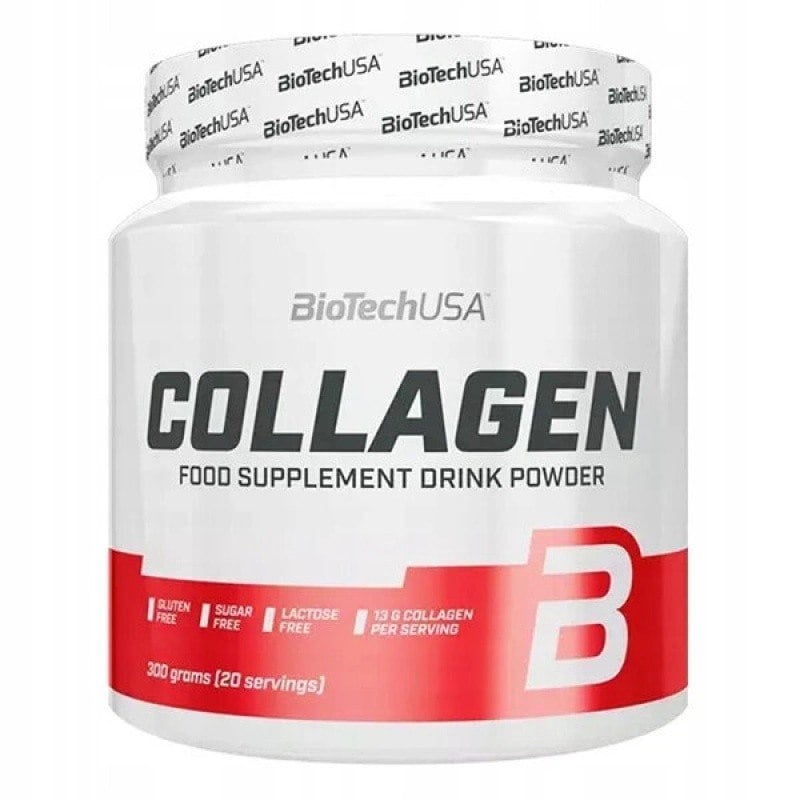 BioTech USA Collagen 300 g čierna malina