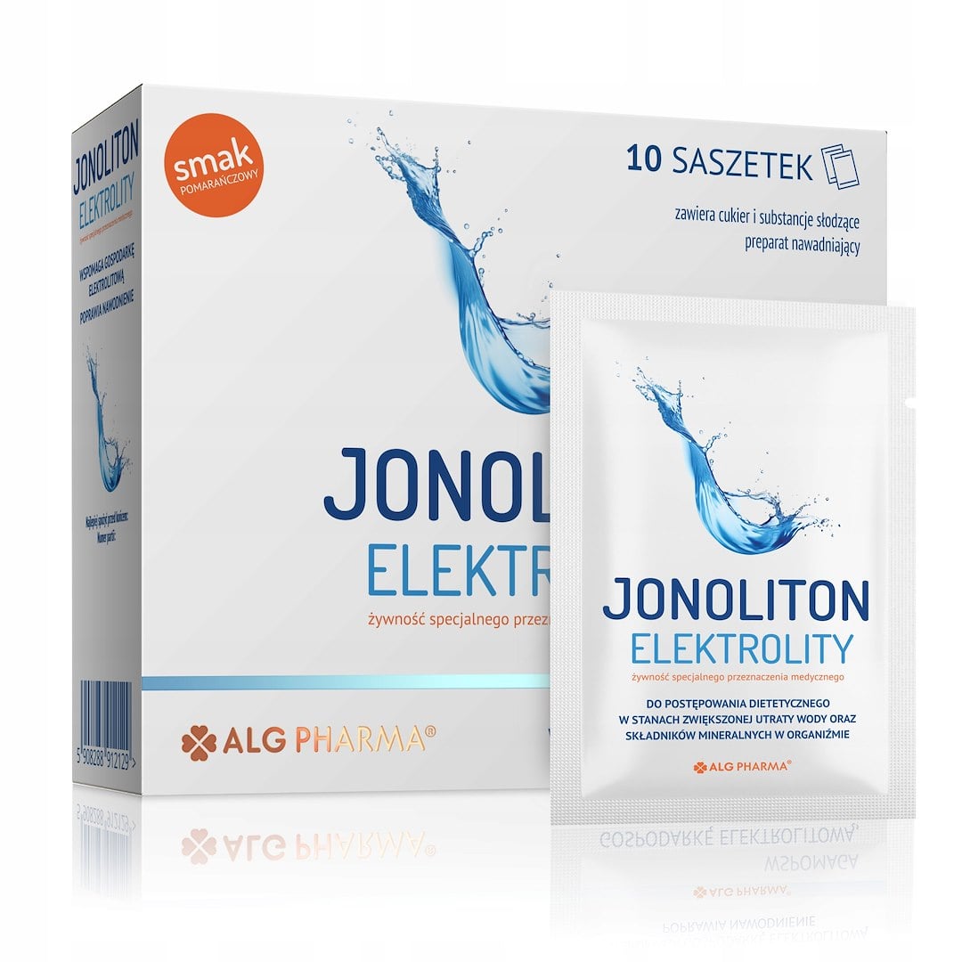 Alg Pharma JONOLITON elektrolyty 10 vreciek s pomarančovou príchuťou