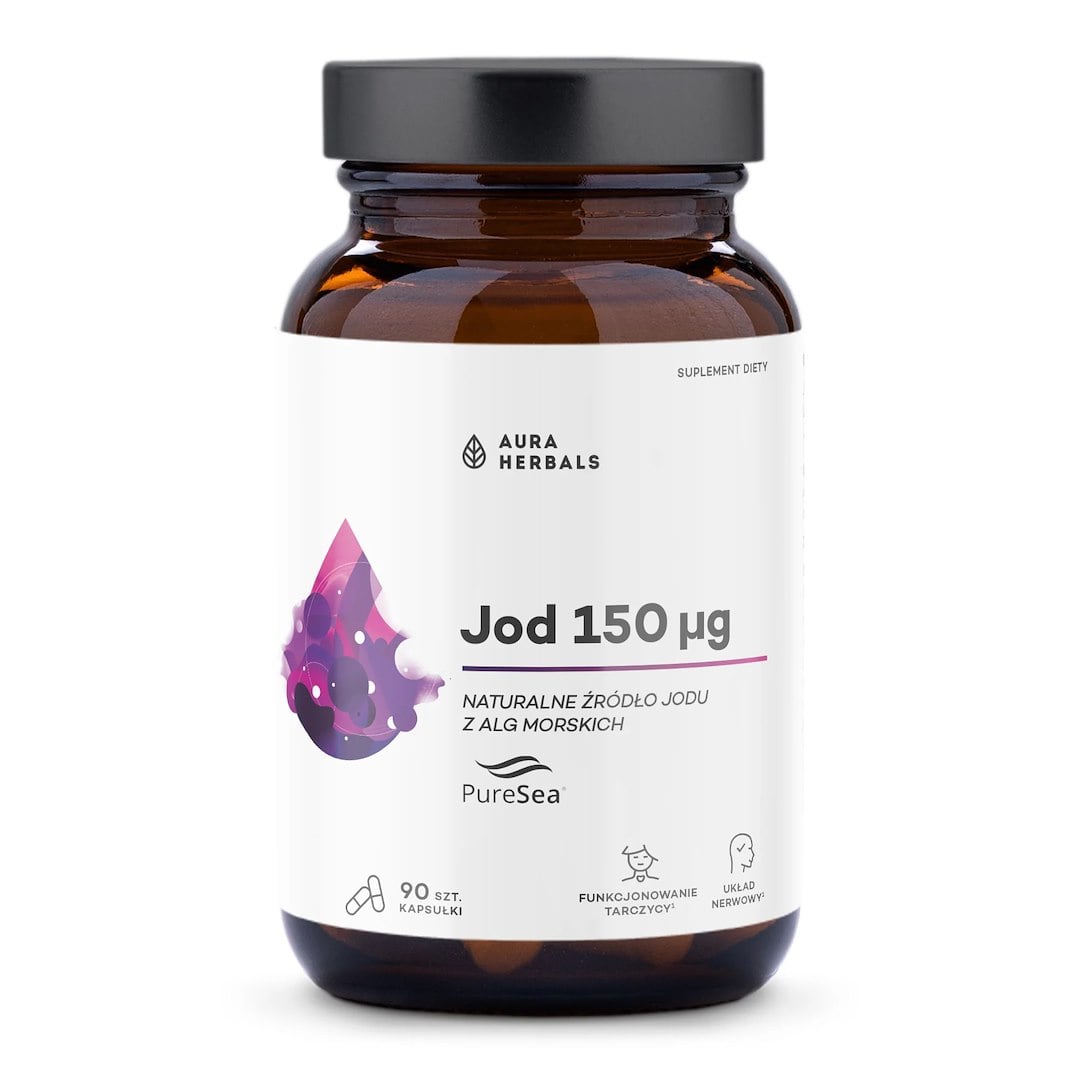 Aura Herbals Jód 150 μg PureSea 90 kapslí