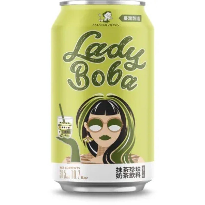 Madam Hong Bubble Tea čajový nápoj matcha 315 ml