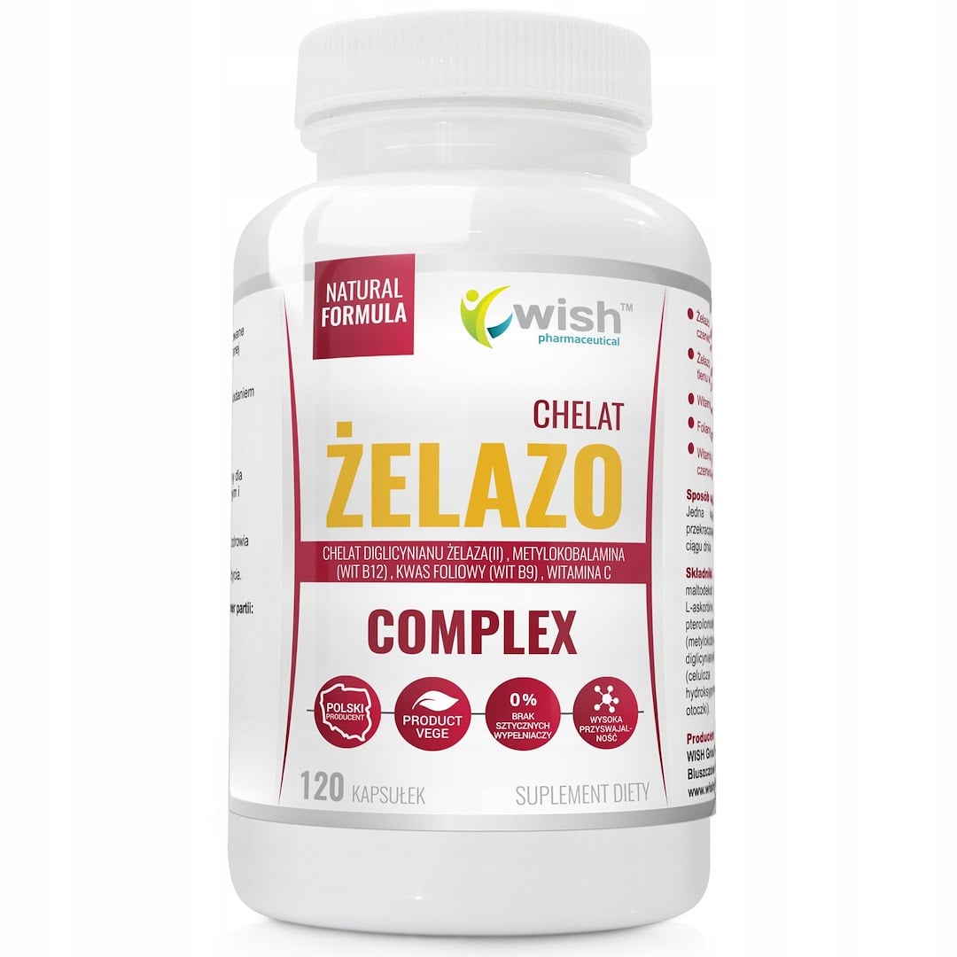 Wish Železo Chelát Complex 120 vege kapslí