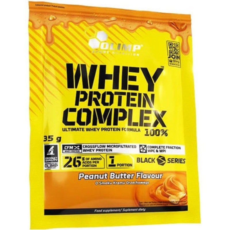 Olimp Whey Protein Complex 100% 35 g, arašídové máslo