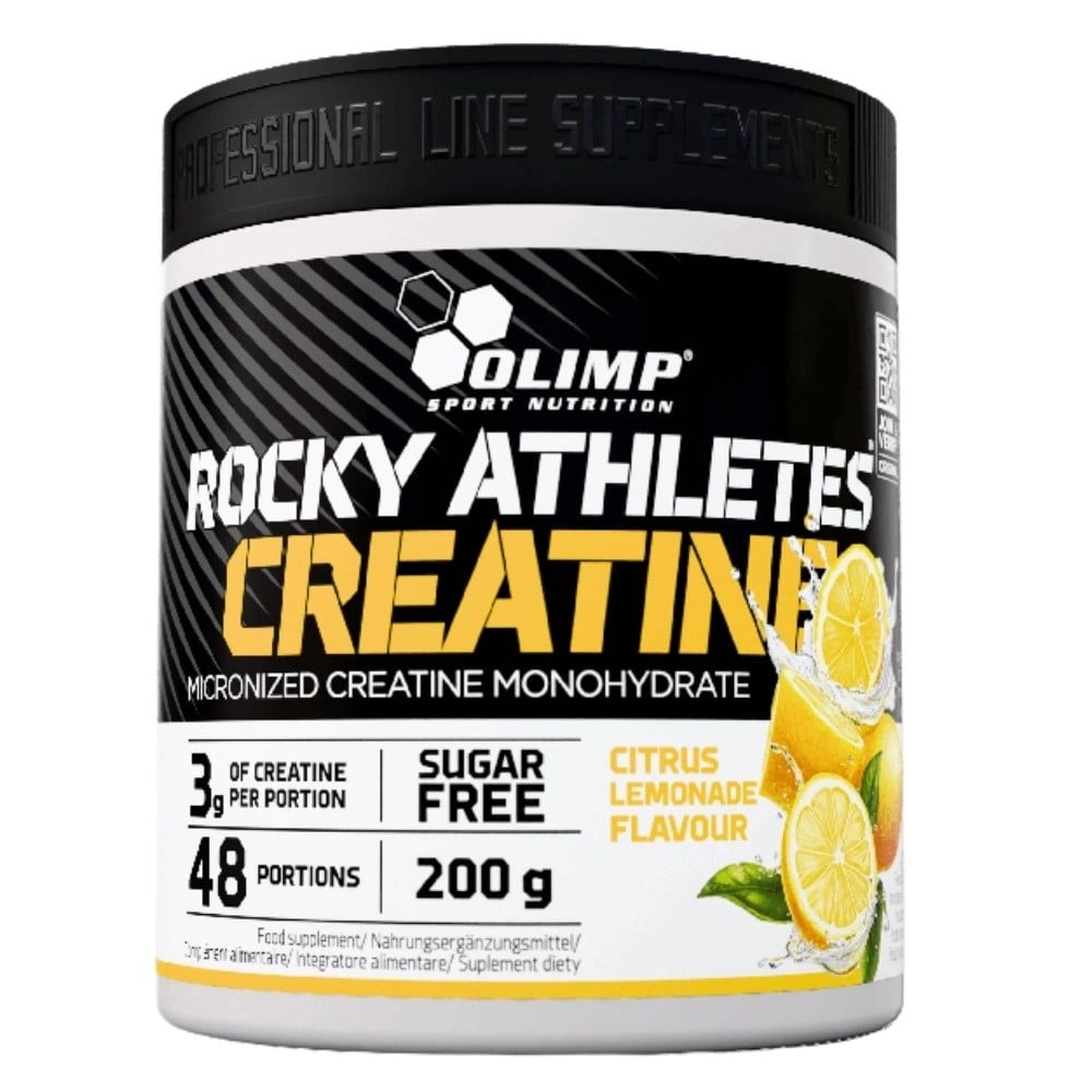 Olimp Rocky Athletes Creatine 200 g s príchuťou citrusovej limonády