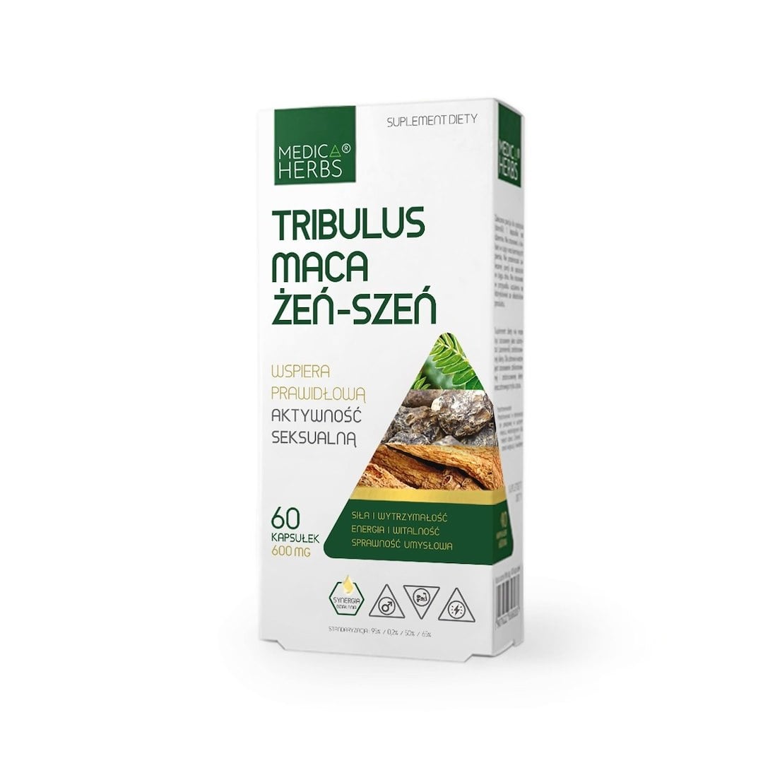 Medica Herbs Tribulus Maca Ženšen 60 kapslí