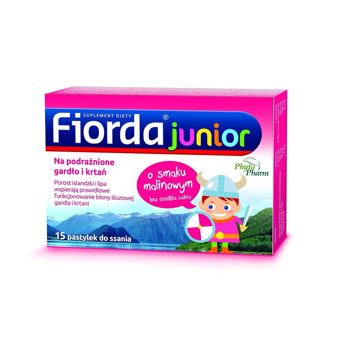 Fiorda Junior pastilky 15 ks