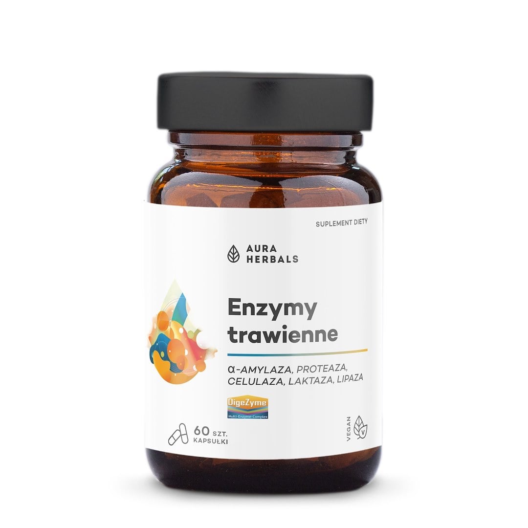 Aura Herbals Tráviace enzýmy DigeZyme 60 kapsúl