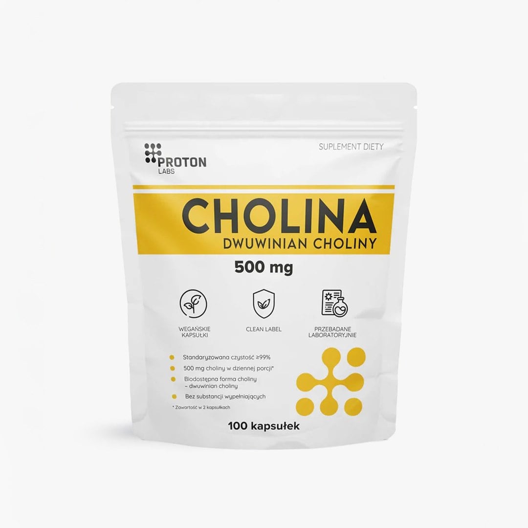 Proton Labs Cholin 500mg cholin bitartrát 100 kapslí