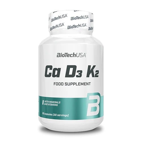 BioTechUSA Ca-D3-K2 90 kapslí