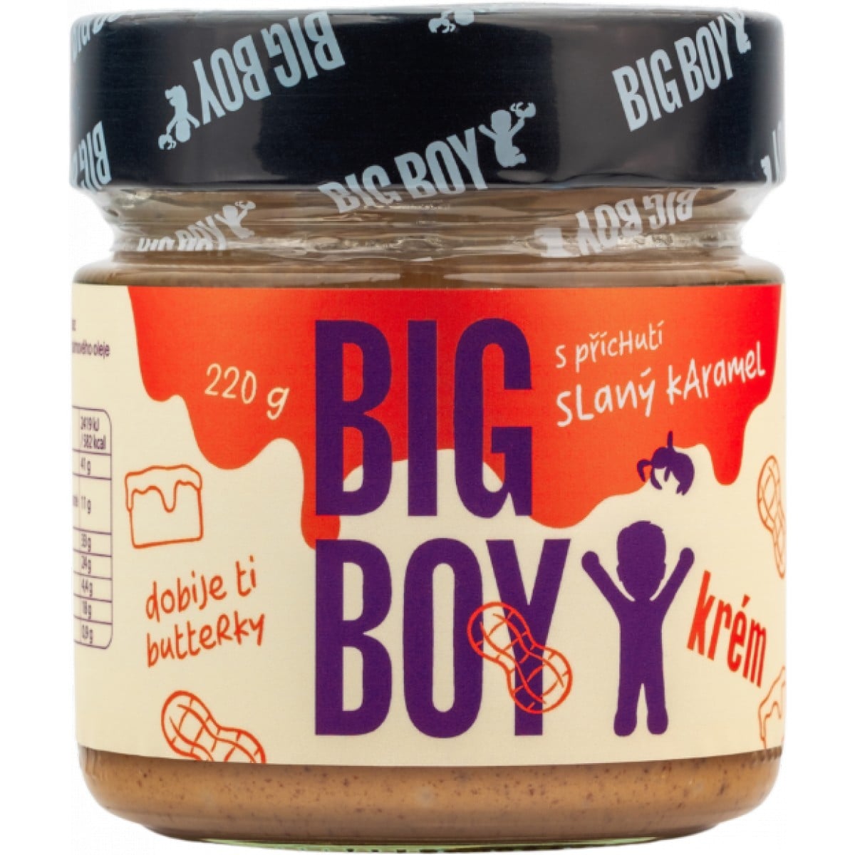 Big Boy Arašidový krém Slaný karamel (Sweet & Salty) 220 g