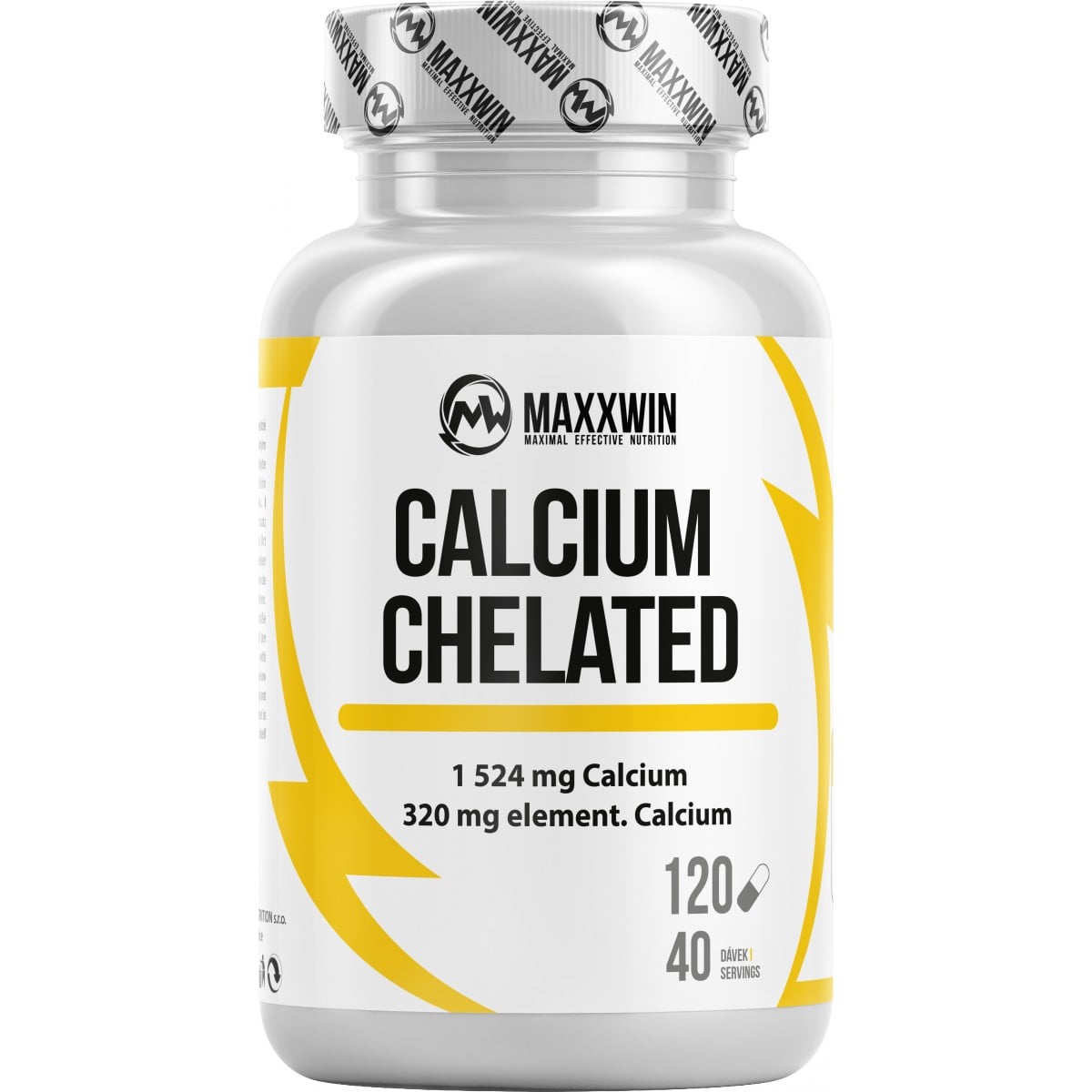 MAXXWIN Vápnik Calcium Chelated 120 kapsúl
