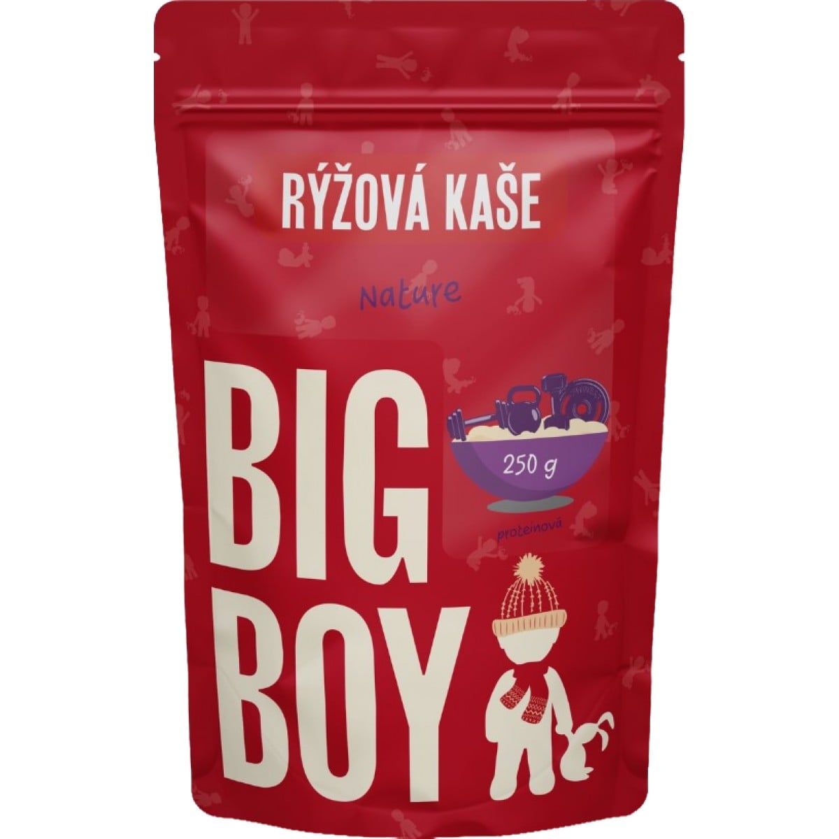 Big Boy Ryžová kaša Nature proteínová 250 g