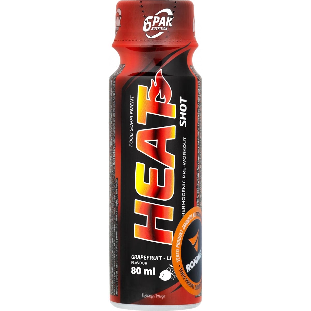 6Pak Nutrition Heat Shot 80 ml