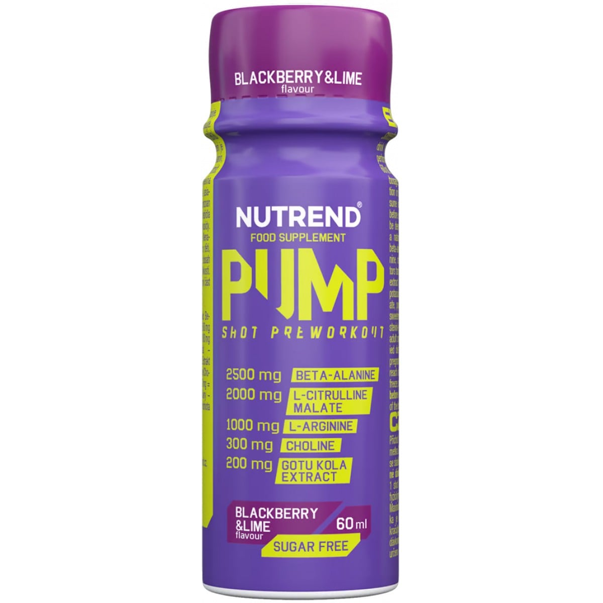 Nutrend Pump Shot Preworkout 20x 60 ml