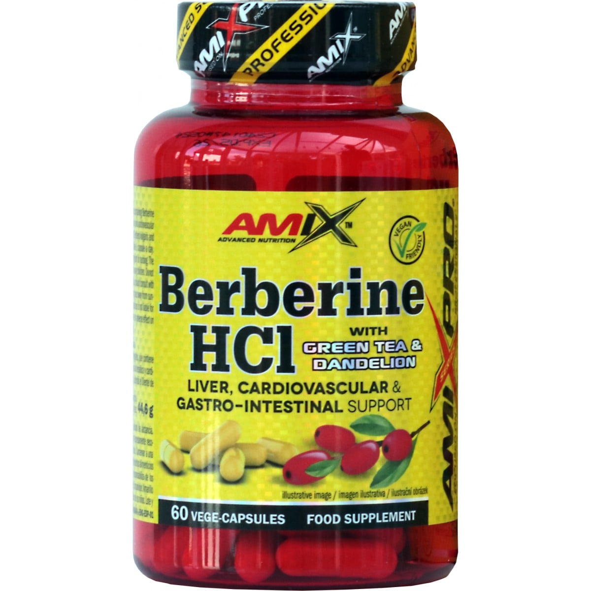 Amix Berberine HCl 60 cps