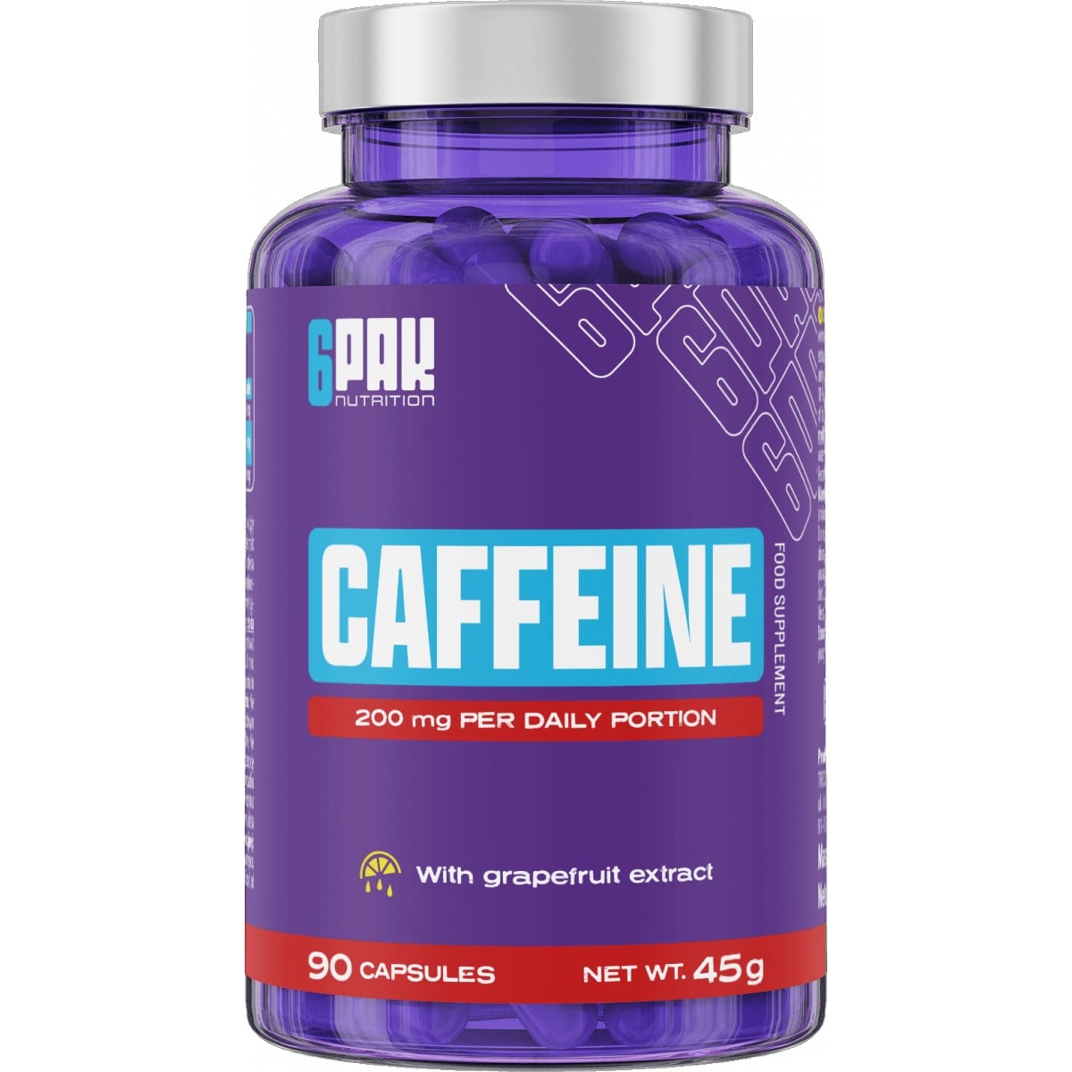 6Pak Nutrition Caffeine 90 cps