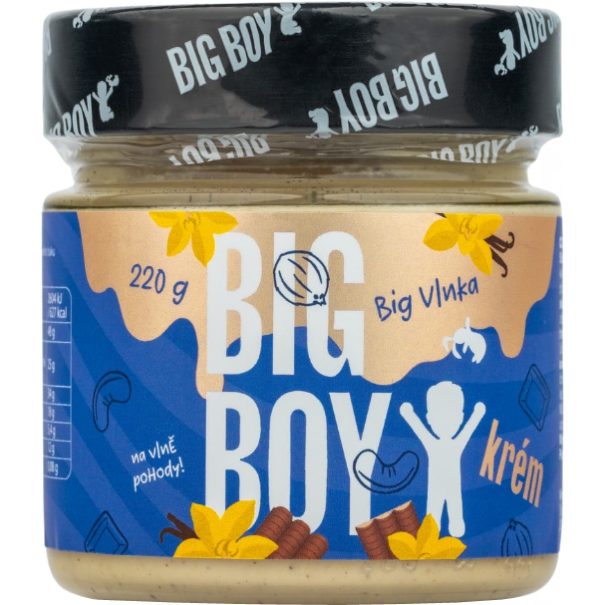 Big Boy Kešu a kokosový krém Big vlnka 220 g